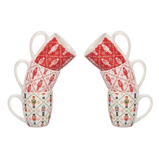 Nutcracker 6 Piece Espresso Coffee Cup Set