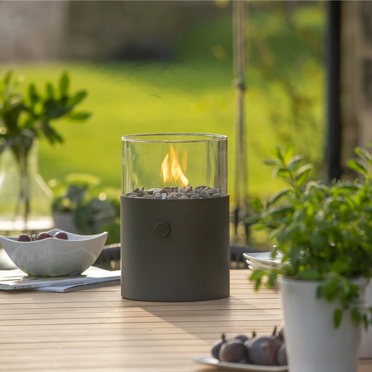 Himanshu 30Cm H x 21Cm W Aluminium Propane Outdoor Fire Pit