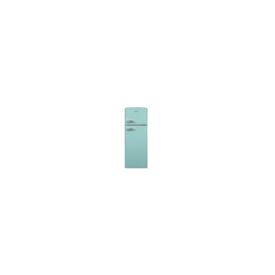 Top Mount Retro Fridge Freezer in Blue