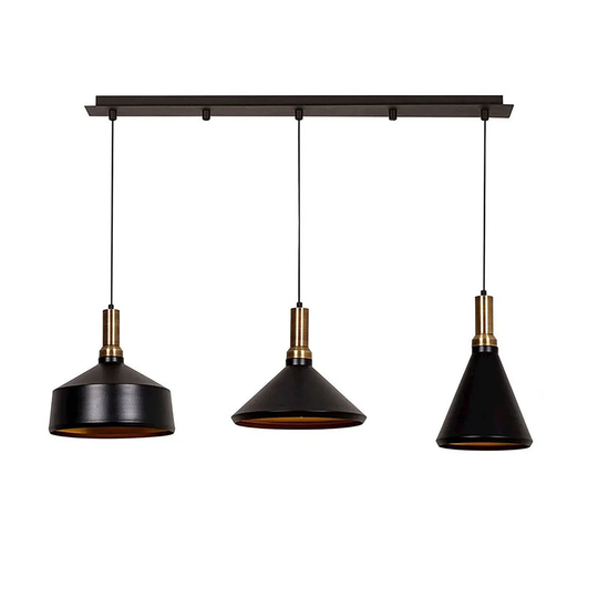Absher 3-Light Kitchen Island Cone Pendant