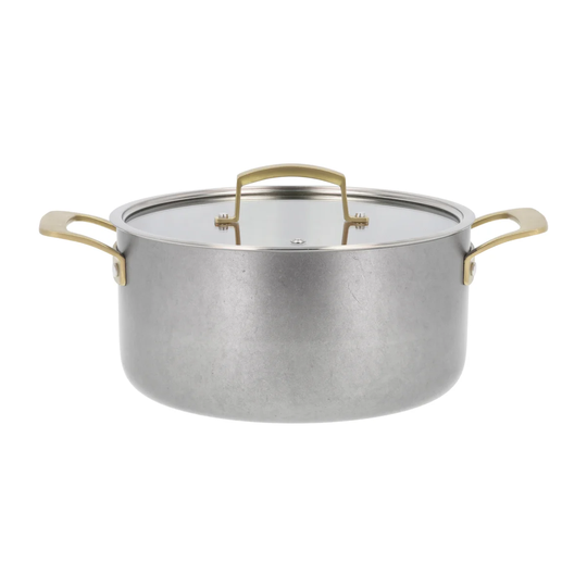 Pillivuyt Durance pot with lid 5 l Stainless steel