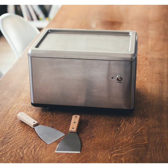 Belfry Kitchen's Rollei Ice Cream Machine, Delicious Ice Cream Rolls in Just 3 Minutes, One Button Operation