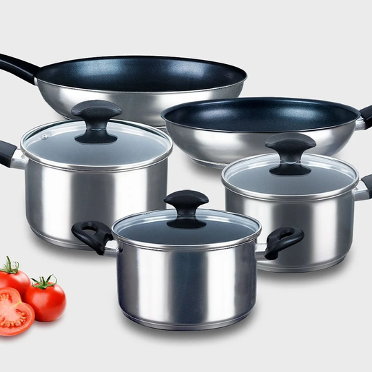 Belfry Kitchen Torin 8 Pieces Non Stick Cookware Set