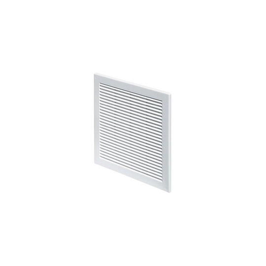 Ventilation Grille 300x300 with fly net. White high quality plastic(TRU-10)