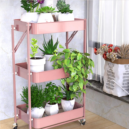 Loya 46 Cm Kitchen Trolley with Locking Wheels