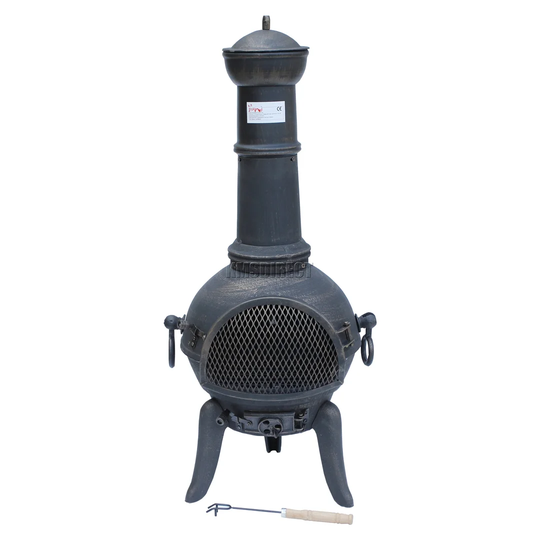 Florean Cast Iron Charcoal/Wood Burning Fire Pit