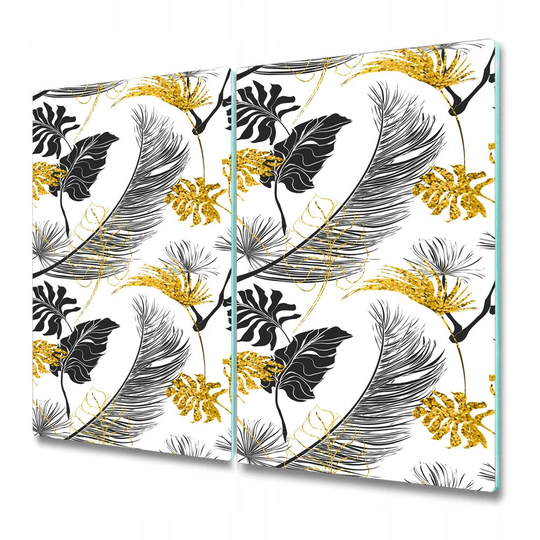 Aquebogue Modern Leaf Floral Motive Chopping Board