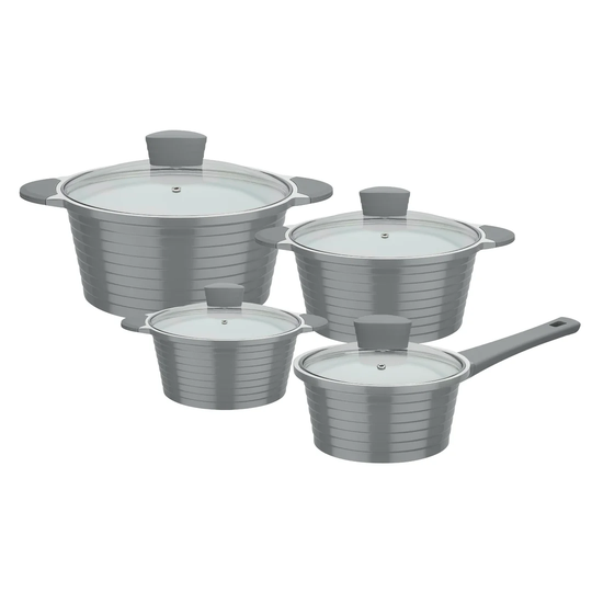 GSW 8 Pieces Aluminum Non Stick Cookware Set