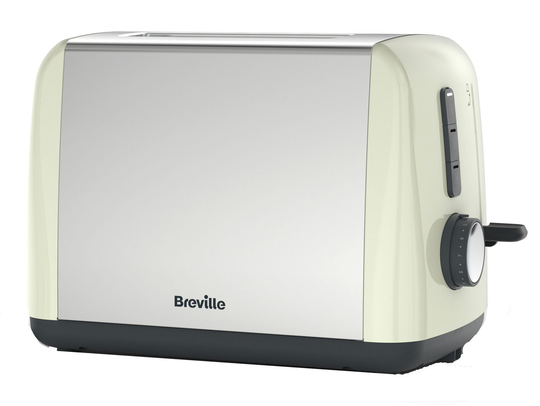 Breville ITT990 Stainless Steel 2 Slice Toaster - Cream