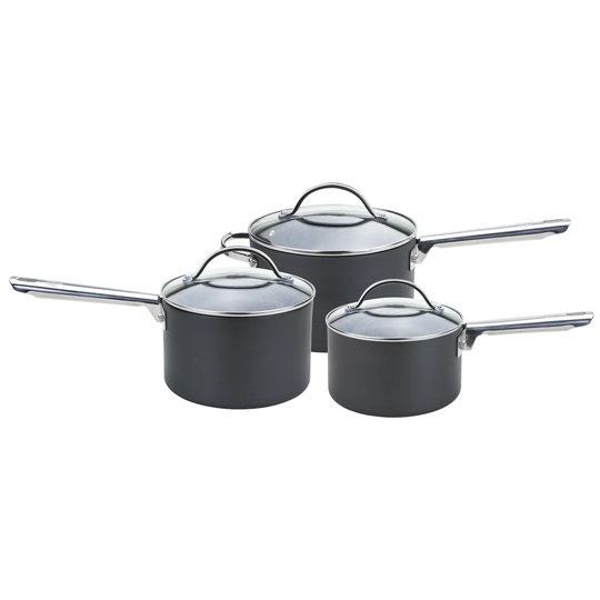 Anolon 3 Pieces Hard-Anodized Aluminum Cookware Set