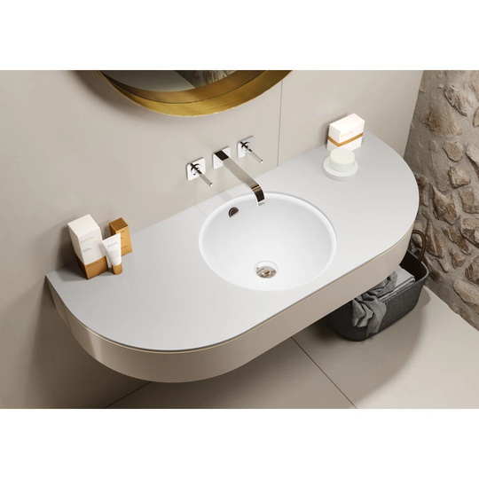 Classic Steel Enamel Oval Bathroom Sink