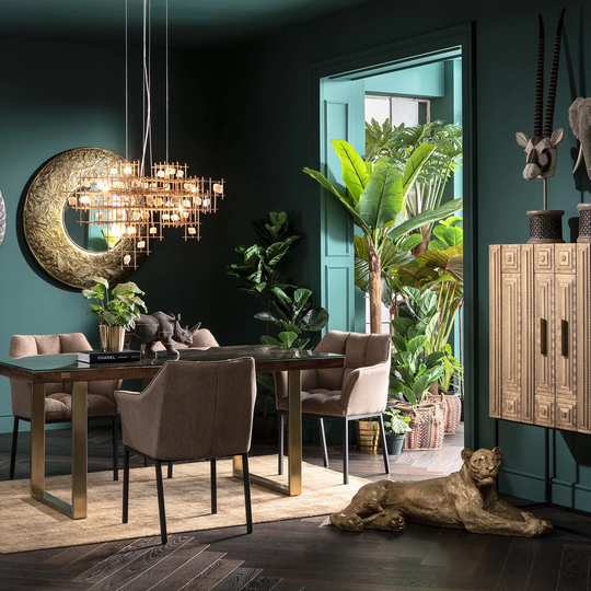 Conley 80cm Solid Wood Sled Dining Table