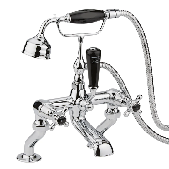 Topaz Bath Shower Mixer with Dome Crosshead