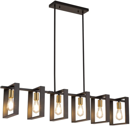 Mccollin 6-Light Kitchen Island Linear Pendant