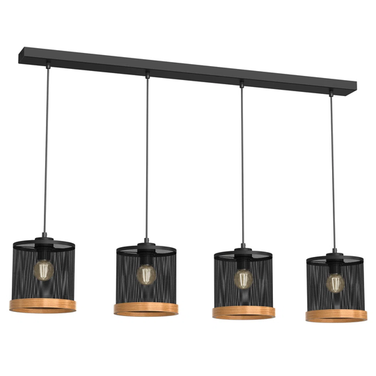 Adonai 4-Light Kitchen Island Drum Pendant