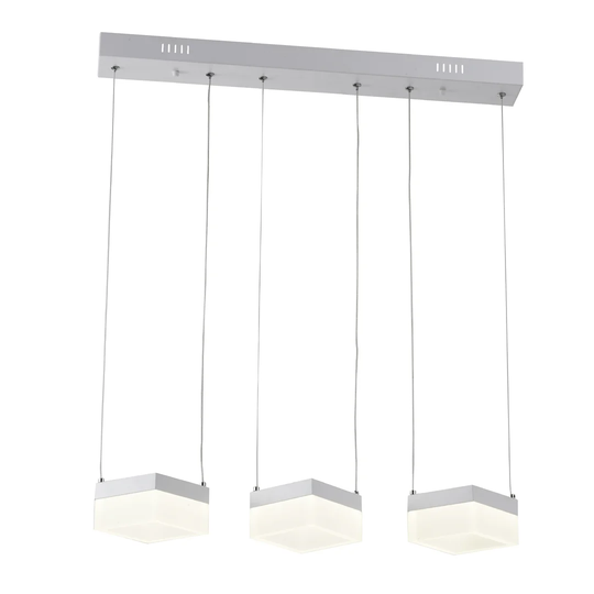 Ostler 3-Light Kitchen Island Linear LED Pendant
