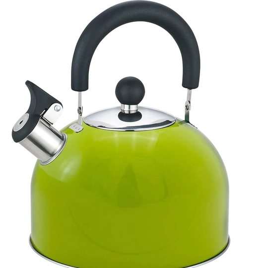 2.5l Stainless Steel Whistling Kettle Green