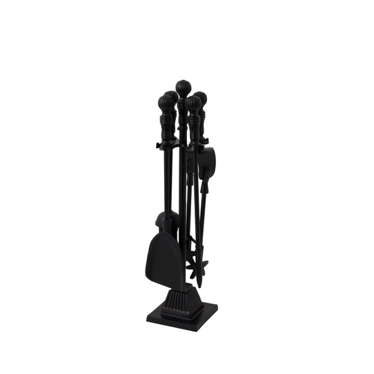 Vann 5 Piece Iron Fireplace Tool Set