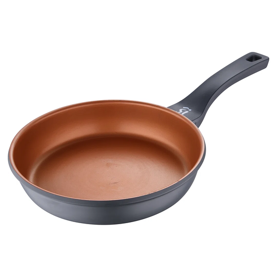San Ignacio Cast Aluminium Induction Frying Pan, 24Cm, Bronze