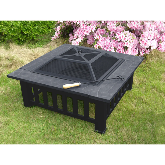 Mccay Steel Charcoal/Wood Burning Fire Pit