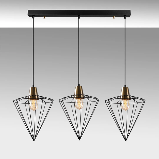 Wilderstein 3 - Light Kitchen Island Geometric Pendant