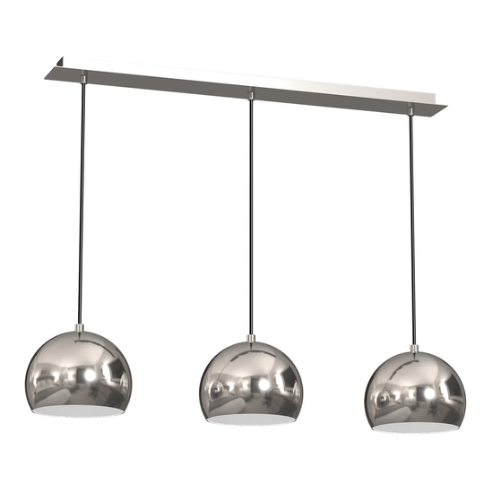 Ayanna 3-Light Kitchen Island Dome Pendant