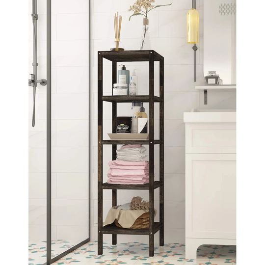 Alfredina 139.3cm 4 Shelf Shelving Unit