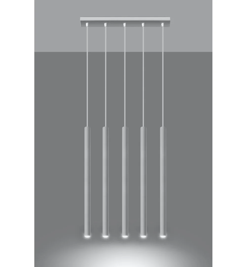 Leeming 5-Light Kitchen Island Cylinder Pendant