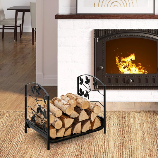 50Cm W Metal Log Rack