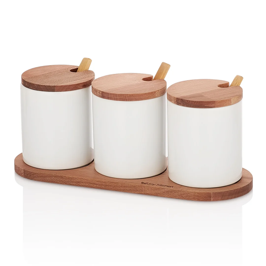 Caxx 3-Jar Free-Standing Spice Rack