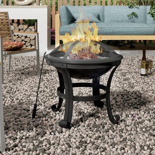 Ithica Steel Charcoal and Wood Burning Fire Pit