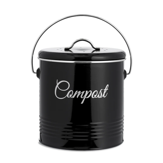 Vamyr 5 l Metal Odour Resistant Indoor Compost Bucket
