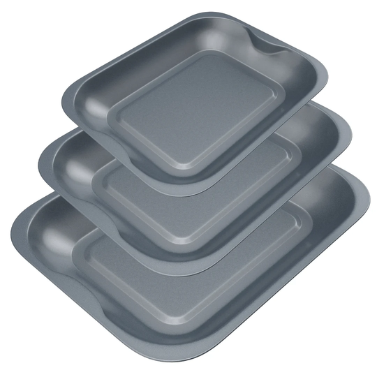 Belfry Kitchen Garces 3 Piece Non-Stick Carbon Steel Bakeware Set