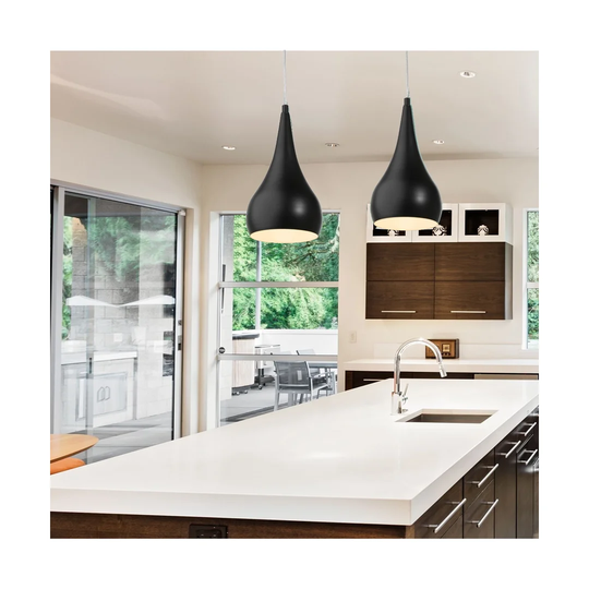 Debord 1 - Light Teardrop Pendant