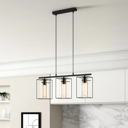 Nehemiah 3-Light Kitchen Island Pendant