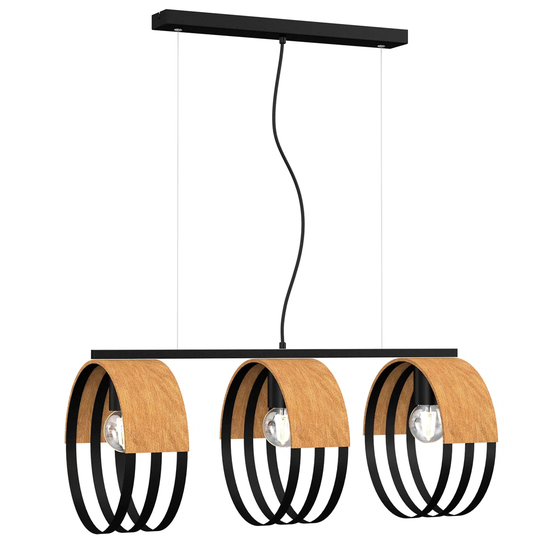 Aadrika 3-Light Kitchen Island Geometric Pendant
