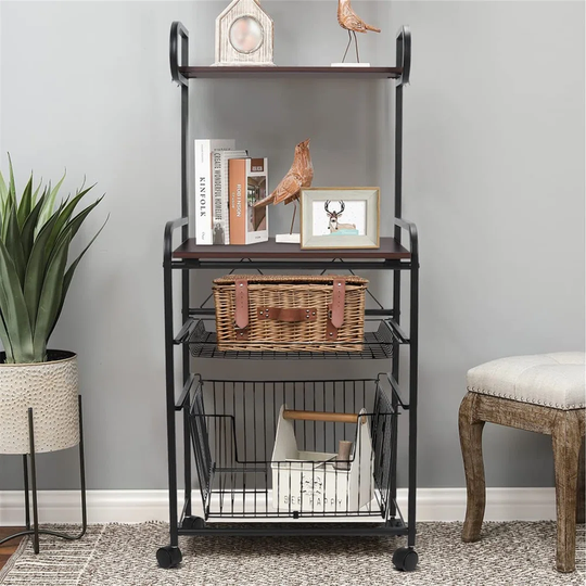 Celvin 19.29" Iron Standard Baker's Rack