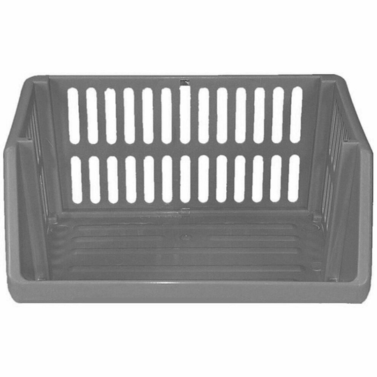 (Silver, 3 Tiers) PLASTIC VEGETABLE STORAGE RACK KITCHEN BASKET