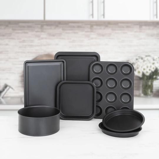 Belfry Kitchen Ramsel 7 Piece Non-Stick Steel Bakeware Set