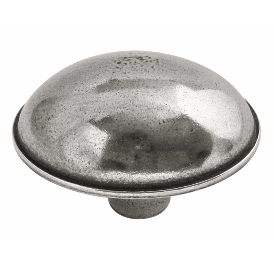 Lincoln Genuine Pewter Mushroom Cabinet and Drawer Knob