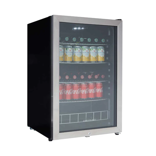 Cookology 130L Undercounter Drinks Fridge Stainless Steel