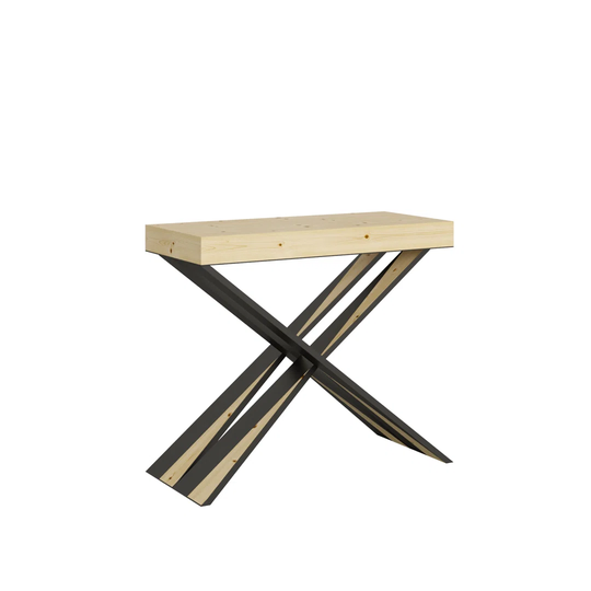 Drop Leaf Iron Dining Table