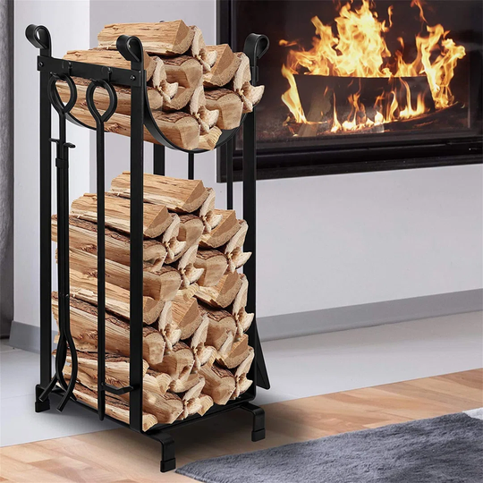 Pugh 35Cm W x 29Cm D Metal Log Rack