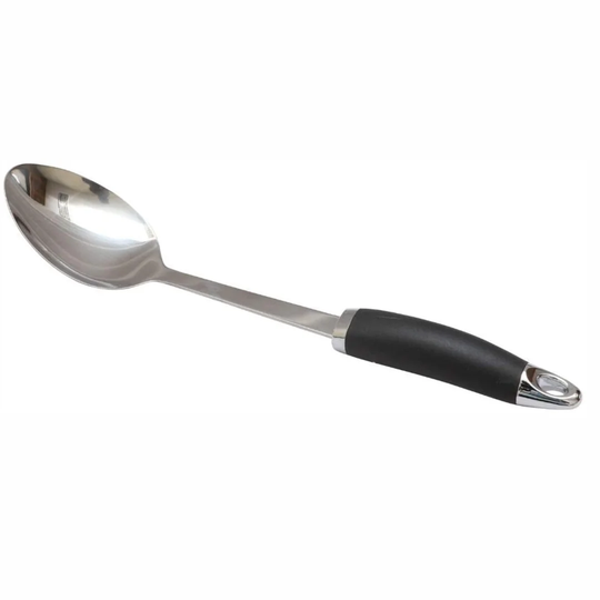 Shinn Soft-Touch Handle Stainless Steel Head Serving Spoon