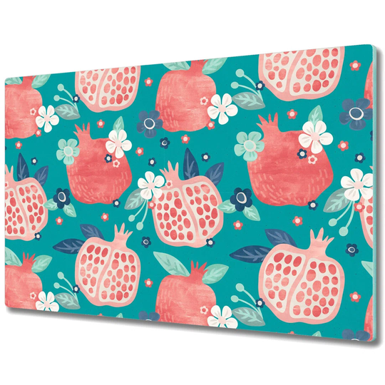 Palethorp Pomegranate Flowers Tropical Chopping Board
