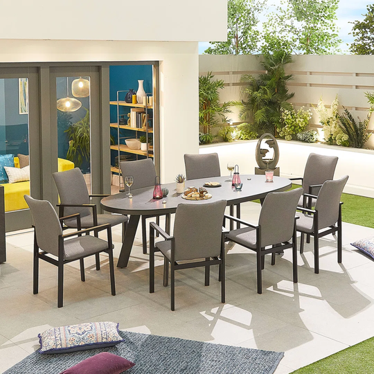 Elleass 8 Seater Dining Set