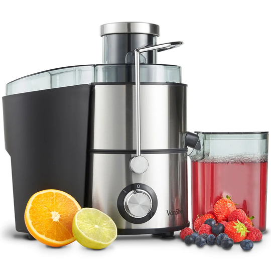 VonShef Fruit and Vegetable Stainless Steel Juicer