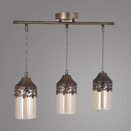 Lanai 3 - Light Kitchen Island Jar Pendant
