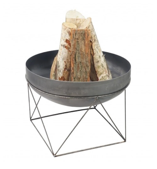 BOANA Garden Brazier 70 Cm In Black Steel