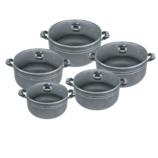 SQ Professional Una Apis 5pc Non-Stick Aluminium Cookware Set